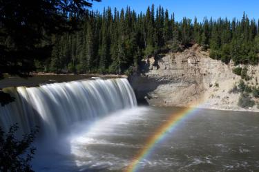Stunning Lady Evelyn Falls in the Northwest Territories